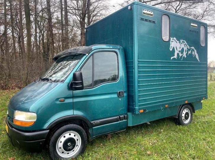 Renault Master 2 paardenwagen B rijbewijs, Dieren en Toebehoren, Paarden en Pony's | Trailers en Aanhangwagens, Gebruikt, Overige typen