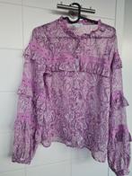 Cotton Club Paisley Blouse - Maat M, Maat 38/40 (M), Paars, Ophalen of Verzenden, Zo goed als nieuw