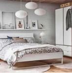 Compleet Ikea bed,lattenbodems,goede matras (140/160) x200 ., Huis en Inrichting, Slaapkamer | Matrassen en Bedbodems, Ophalen