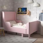 IKEA BUSUNGE meegroeibed 80x200(roze), 70 tot 85 cm, Ophalen of Verzenden, Zo goed als nieuw, Lattenbodem