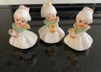 Napco Japan flower girl 3x vintage -miniatuur- beeldjes, Verzamelen, Beelden en Beeldjes, Ophalen of Verzenden, Zo goed als nieuw
