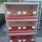 Van keulen kooien 3 plus onderkast met nestblokken parkieten, Dieren en Toebehoren, Ophalen, Gebruikt, Kunststof, Broedkooi of Kweekkooi