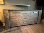 Dressoir Lamulux- Grijs/Bruin Eiken - 187x85x47 cm, Ophalen, Gebruikt, 150 tot 200 cm, Eikenhout