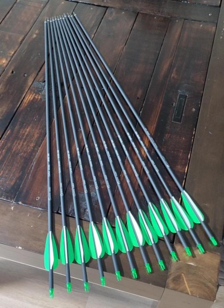 Carbon Pijlen Set Boogschieten Pijl En Boog Compound, Sport en Fitness, Handboogschieten, Nieuw, Pijlen, Verzenden