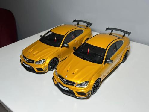 GT Spirit Mercedes C63 AMG Black Series (Sunbeam Yellow), Hobby en Vrije tijd, Modelauto's | 1:18, Zo goed als nieuw, Ophalen of Verzenden