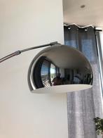 Mooie Booglamp - Verchroomd, Huis en Inrichting, Lampen | Vloerlampen, Ophalen, Zo goed als nieuw, Metaal, 150 tot 200 cm