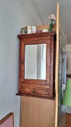 Kl.hangkastje met 1 lade/ spiegel, Ophalen of Verzenden