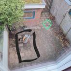 Tuintegels gratis trommelsteen, Tuin en Terras, Tegels en Klinkers, Ophalen, Gebruikt, Beton, Terrastegels