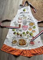 Blond Amsterdam schort, Huis en Inrichting, Keuken | Textiel, Ophalen of Verzenden, Zo goed als nieuw, Bruin, Schort