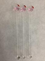 Glazen Flamingo Roerstaafjes -Set van 3 originele verpakking, Huis en Inrichting, Ophalen of Verzenden, Nieuw, Overige materialen