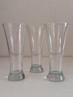 Bierglazen Taps Toelopend - Set van 3, Overige kleuren, Ophalen of Verzenden, Minder dan 50 cm, Glas