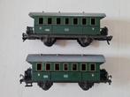 5 Fleischmann H0 klassieke DB rijtuigen, Gebruikt, Gelijkstroom, Fleischmann, Wagon