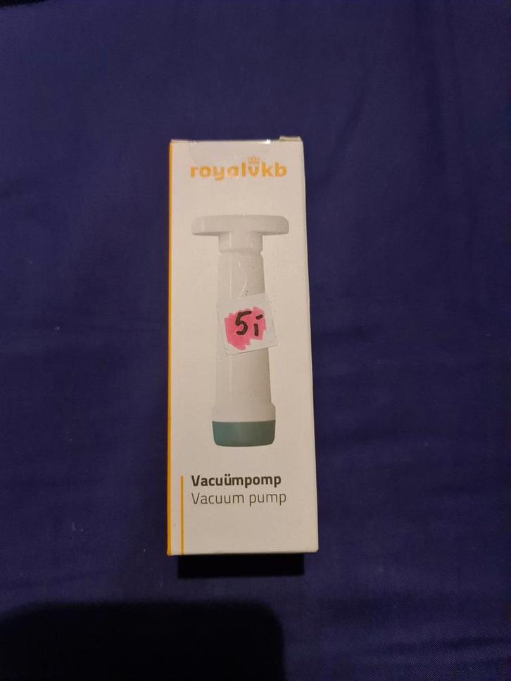 Royal vkb Vacuümpomp -  in doos!, Huis en Inrichting, Keuken | Keukenbenodigdheden, Nieuw, Ophalen of Verzenden