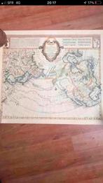 Wereldkaart, herdruk 1750, Boeken, Atlassen en Landkaarten, Ophalen of Verzenden, Gelezen, 1800 tot 2000, Landkaart