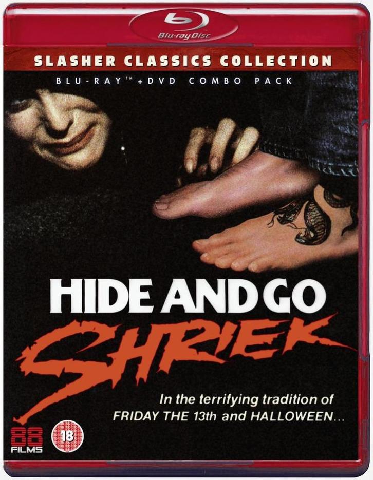 Slasher 'Hide and Go Shriek' (import, 88 Films), Cd's en Dvd's, Blu-ray, Zo goed als nieuw, Horror, Ophalen of Verzenden