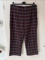 Paars geruite  driekwart broek. Maat 44. Merk, Paars, Maat 42/44 (L), Ophalen of Verzenden, Driekwart