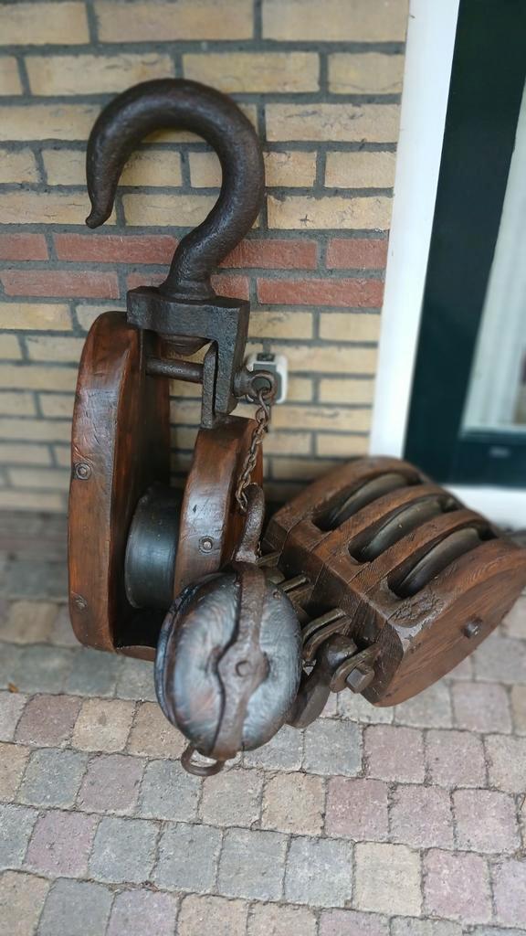 Hellingblokken 60 ton trekkracht, Watersport en Boten, Bootonderdelen, Gebruikt, Overige typen, Ophalen