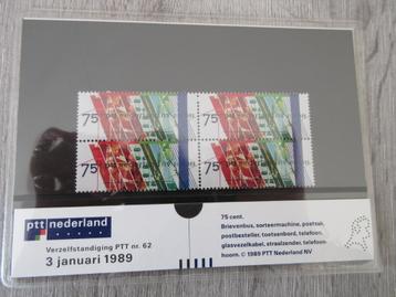 Postzegelmapje Verzelfstandiging PTT voor de Liefhebber € 2, beschikbaar voor biedingen