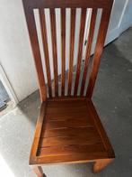 Teak houten eetkamer stoelen  6 stuks, Huis en Inrichting, Stoelen, Ophalen, Gebruikt, Bruin, Vijf, Zes of meer stoelen