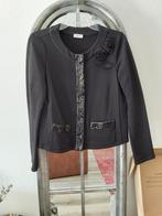 LIU JO prachtige zwarte vest jasje blazer pailletten 38 40, Kleding | Dames, Maat 38/40 (M), Ophalen of Verzenden, Zo goed als nieuw