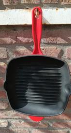 Grillpan van LE CREUSET NEE wel de kwaliteit (G296), Huis en Inrichting, Keuken | Potten en Pannen, Gietijzer, Overige typen, Nieuw