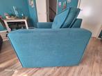Turquoise loveseat in goede staat, Huis en Inrichting, Fauteuils, 75 tot 100 cm, Ophalen of Verzenden, Zo goed als nieuw, 75 tot 100 cm
