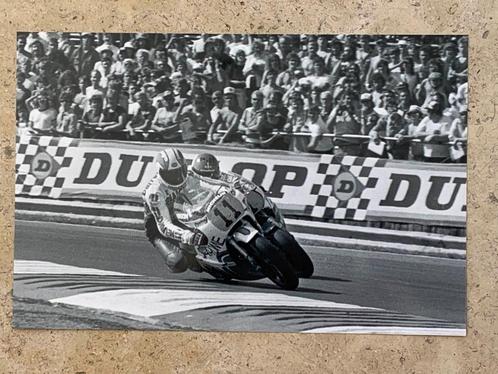 Org z/w foto 20x30 cm Middelburg-Roberts Silverstone 2-8-'81, Verzamelen, Automerken, Motoren en Formule 1, Nieuw, Motoren, Verzenden