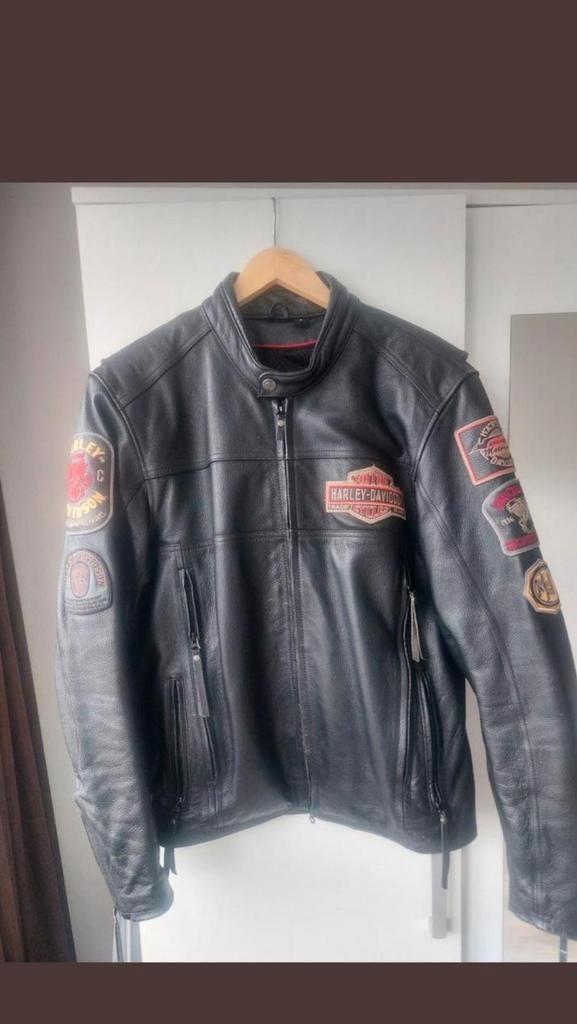 Origineel Harley Davidson motorjas / jack. L, Motoren, Kleding | Motorkleding, Jas | leer, Tweedehands, Ophalen of Verzenden
