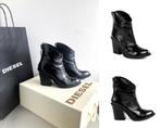 DIESEL 'MUSIKALLS OZYS' ENKELLAARZEN + DUSTBAG + DOOS Mt. 37, Verzenden, Jongen of Meisje, Diesel, Laarzen