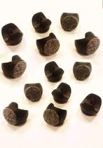 Gispen stoeldoppen, Ophalen, Kunststof, Zwart, Nieuw