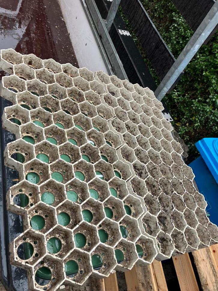Grindmatten zware kwaliteit ( perfect voor opritten ), Tuin en Terras, Grind, Keien en Split, Gebruikt, Overige typen, Ophalen