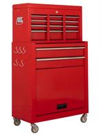 Gereedschapswagen zwart of rood - met bovenkast | NIEUW, Ophalen, Nieuw