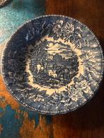 Antiek Aynsley Schoteltje - Blauw Wit, Ophalen