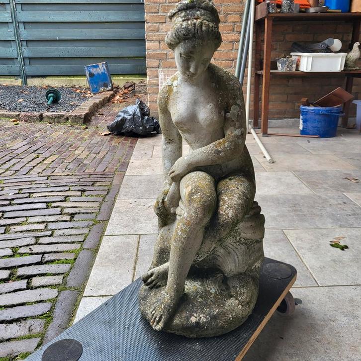 3 x Betonnen tuinbeeld, Tuin en Terras, Tuinbeelden, Gebruikt, Overige typen, Beton, Ophalen