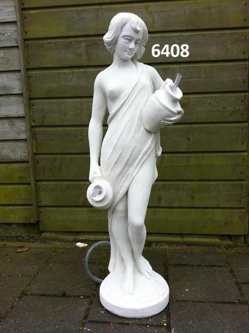 Vrouw met twee kruiken, Tuin en Terras, Tuinbeelden, Nieuw, Mensenbeeld, Beton, Ophalen