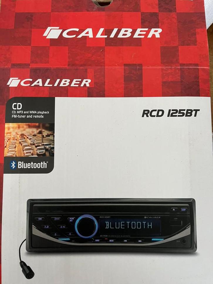 Luxe Caliber autoradio met bluetooth, Auto diversen, Autoradio's, Nieuw, Ophalen of Verzenden