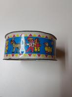 blikken trommel met trommelstokjes, 60er jaren, Ophalen, Gebruikt