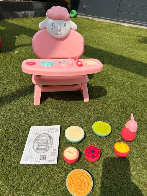 Baby Annabell Lunchtafel, Kinderen en Baby's, Speelgoed | Poppen, Zo goed als nieuw, Overige typen, Ophalen of Verzenden