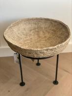 Schaal Op Voet Chad Papier Mache Bruin, Huis en Inrichting, Veens Living, Nieuw, Elst, Info@veensliving.nl