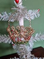 Oud antiek mandje kerstversiering Gablonz, Ophalen of Verzenden, Gebruikt