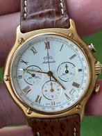Ebel 1911 38mm chronograaf zenith el primero 18k,ongepolijst, Sieraden, Tassen en Uiterlijk, Horloges | Heren, Overige merken