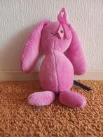 Lief roze knuffel konijn, Ophalen of Verzenden, Zo goed als nieuw, Konijn