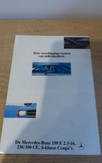 Mercedes-Benz Brochure - 190 E 2.5-16, 230/300 CE, S-klasse, Ophalen of Verzenden, Zo goed als nieuw, Mercedes-Benz