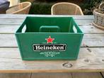 Oud Heineken groen (glas) krat voor 10 st., Ophalen, Gebruikt, Glas of Glazen, Heineken