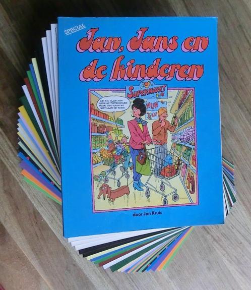 Stapel stripboeken uit de reeks van Jan Jans en de kinderen, Boeken, Stripboeken, Gelezen, Meerdere stripboeken, Ophalen of Verzenden