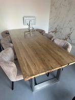 Goossens Eettafel 240 x 110 cm, 100 tot 150 cm, 200 cm of meer, Ophalen of Verzenden, Zo goed als nieuw