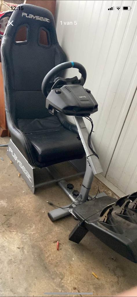 PLAYSEAT + Logitech G29, Spelcomputers en Games, Spelcomputers | Sony PlayStation Consoles | Accessoires, Zo goed als nieuw, PlayStation 5