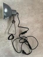 Leuke klemlamp/knijplamp grijs, Ophalen of Verzenden, Minder dan 30 watt, E27 (groot), Led-lamp
