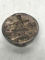 zilver verzilverd oud hollands pillen doosje, Ophalen of Verzenden, Zilver
