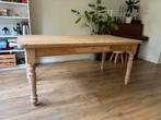 Houten eettafel (200 cm x 90cm), Huis en Inrichting, Tafels | Eettafels, Ophalen, Gebruikt, Eikenhout, 50 tot 100 cm